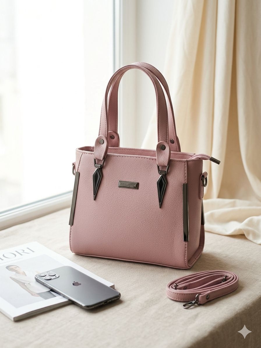 Zenvia Luxury Women's Handbag Pink