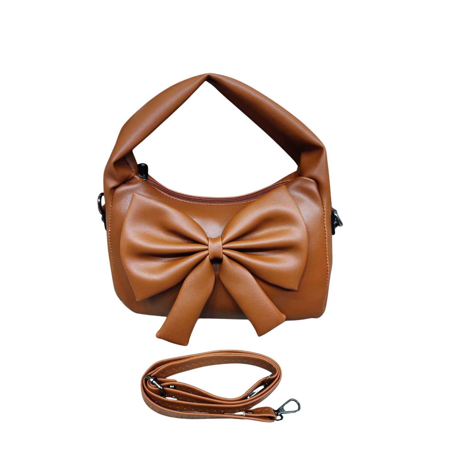 Ribbone Premium  Women's Handbag Brown