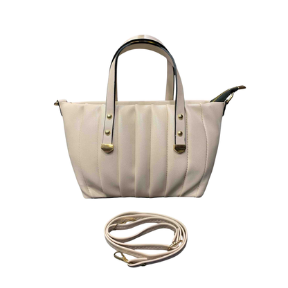 LushLine Premium Women's Handbag Beige