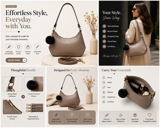 Avenoir Premium Women's Handbag Brown