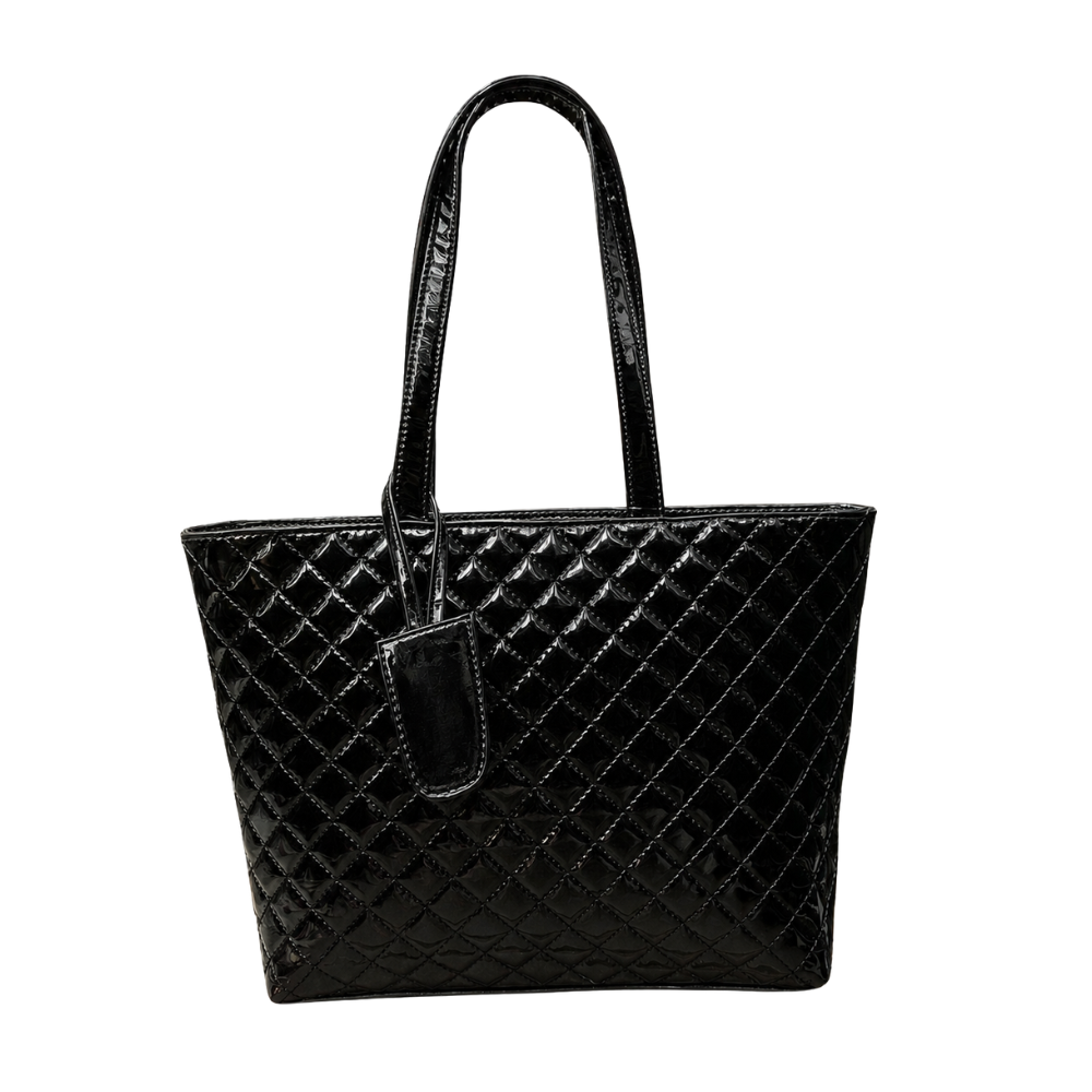 Paris Shine Premium  Women's Handbag Black