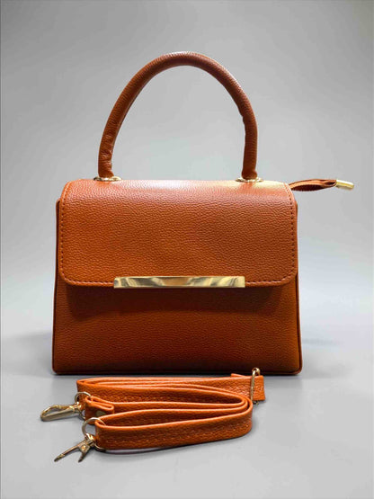 Eclipse Luxury Women's Handbag Tan