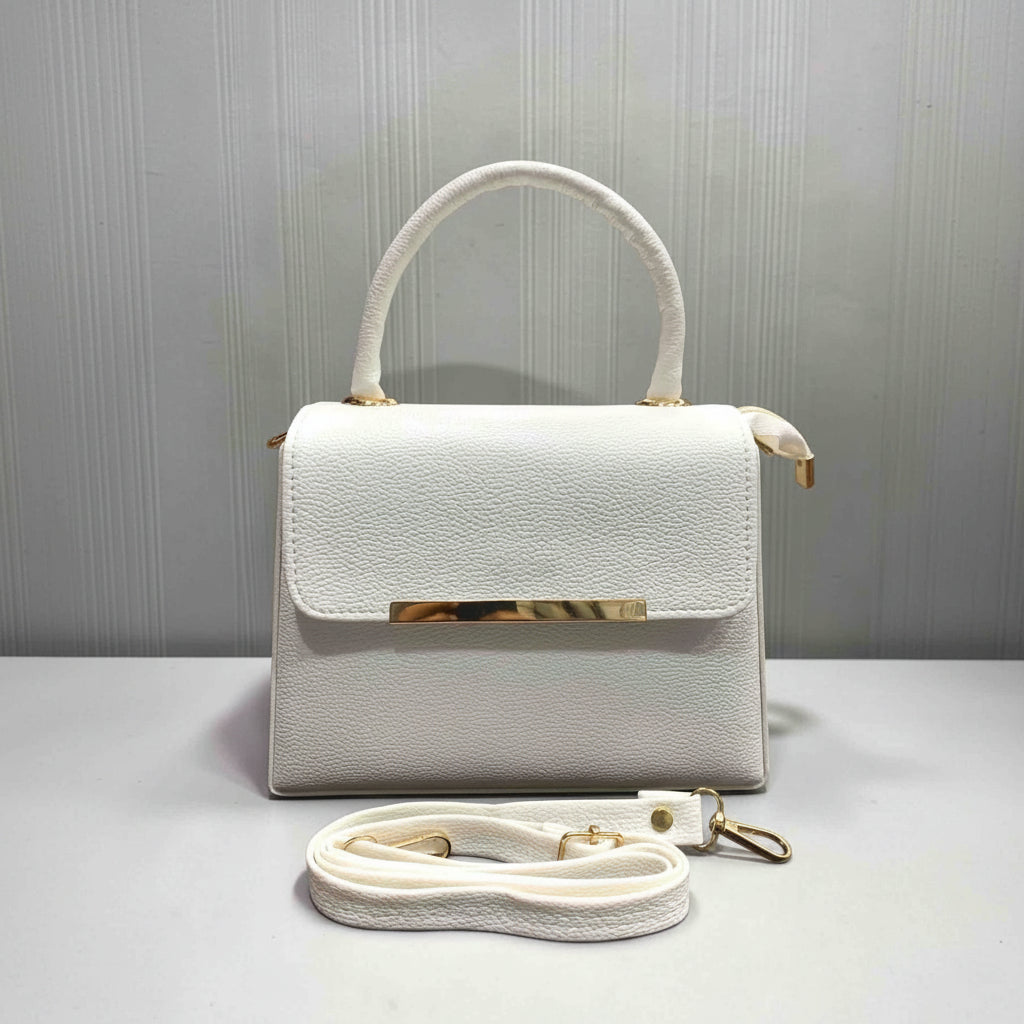 Eclipse Luxury Women's Handbag White