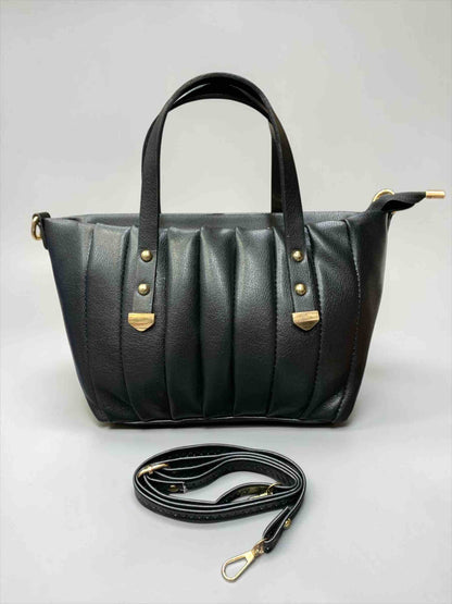 LushLine Premium Women's Handbag Black