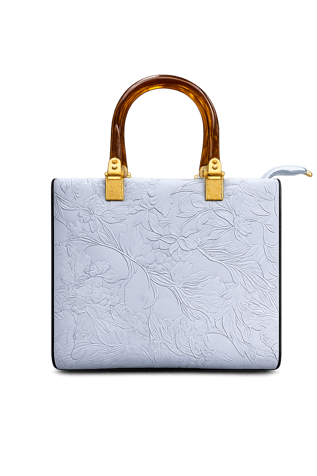 Pearl Flora Luxury Women's Handbag Blue
