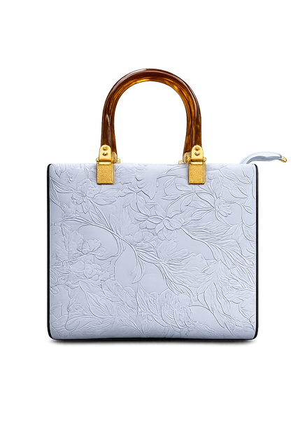 Pearl Flora Luxury Women's Handbag Blue