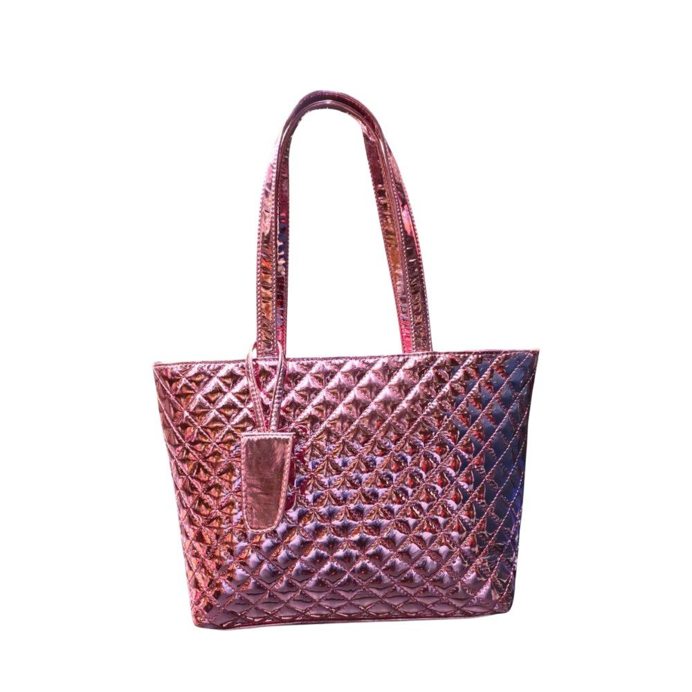Paris Shine Premium  Women's Handbag Pink