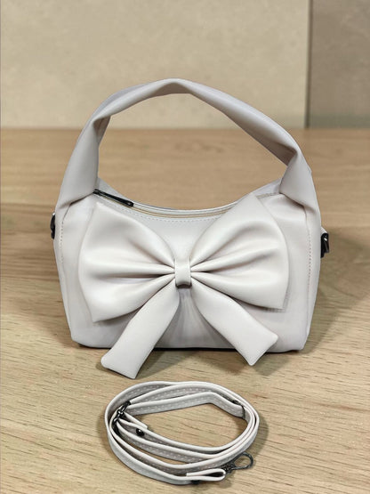 Ribbone Premium Women's Handbag Beige