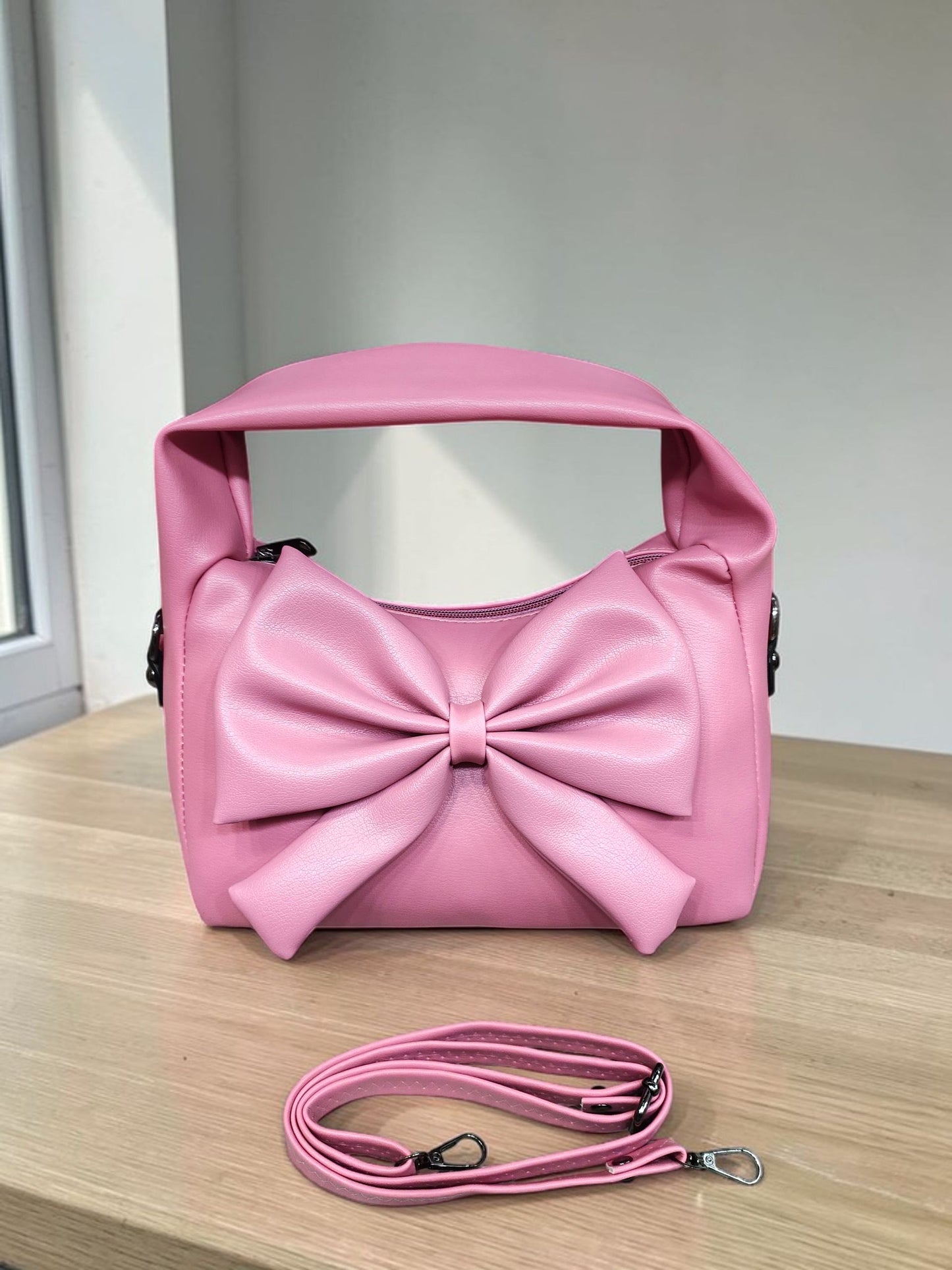 Ribbone Premium Women's Handbag Pink