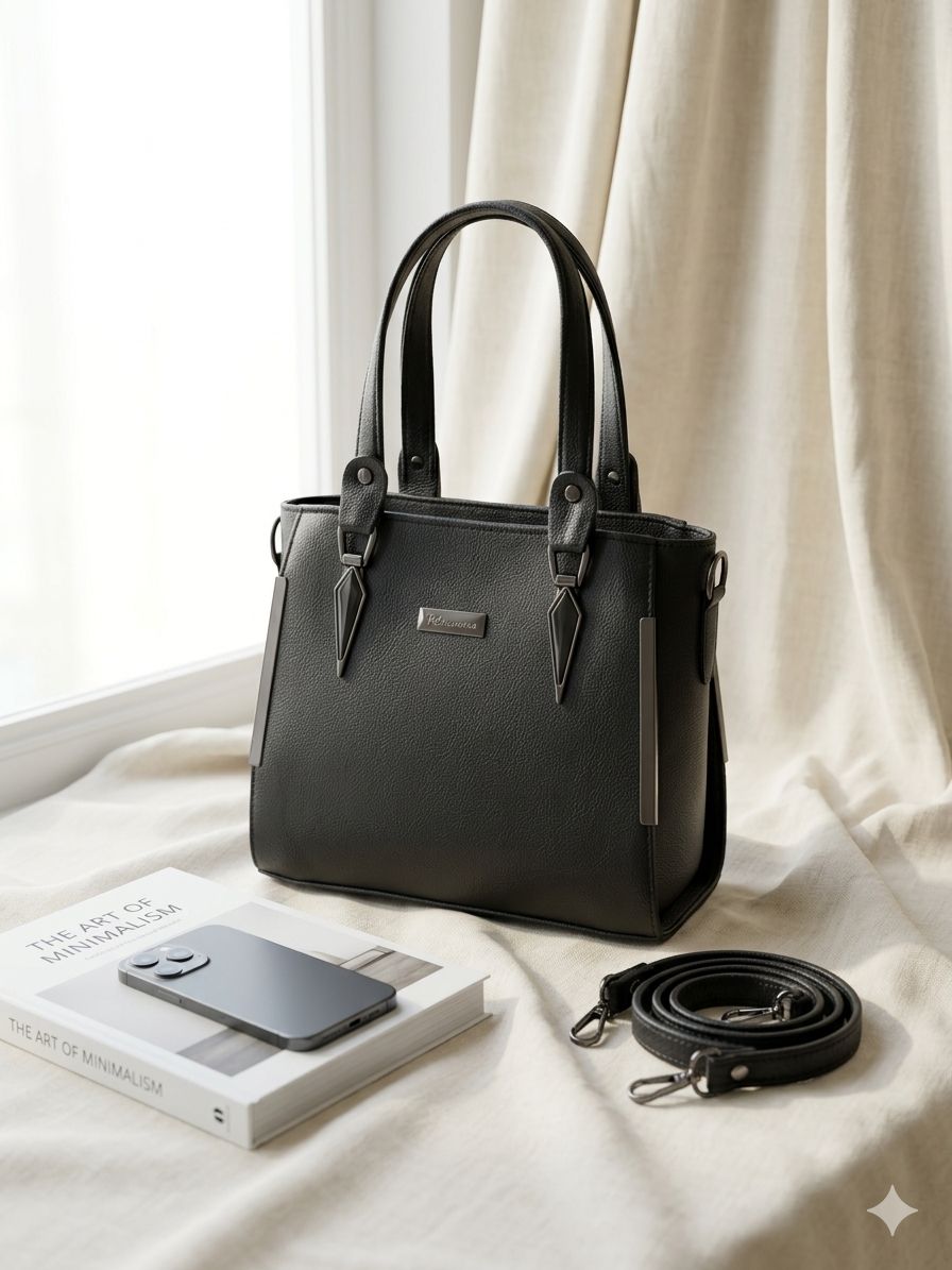Zenvia Luxury Women's Handbag Black