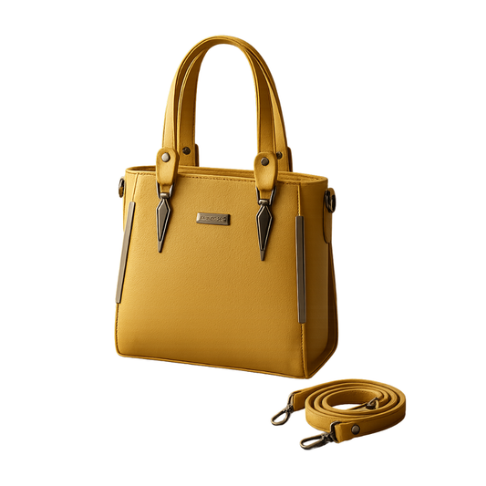 Zenvia Luxury Women's Handbag Mustard